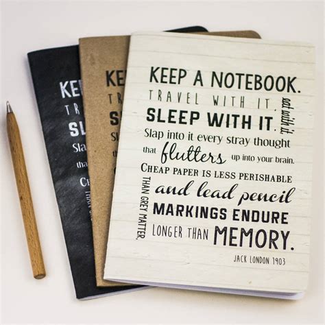 Inspirational Quote Notebook By Little Pieces | notonthehighstreet.com