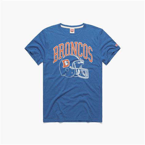 Denver Broncos Helmet Retro | Vintage Denver Broncos T-Shirt – HOMAGE