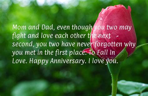 Happy Anniversary Wishes for Parents