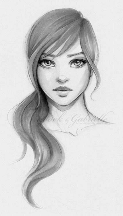 Artwork by Gabrielle | Easy portrait drawing, Portrait drawing, Face drawing