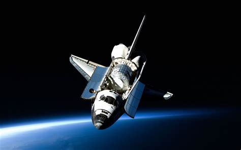 Space Shuttle In Space Wallpaper