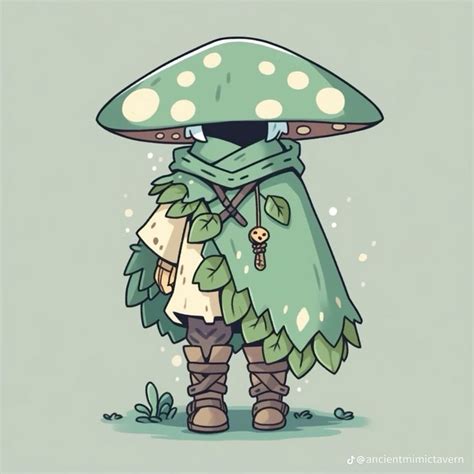 #myconid #mushrooms #dnd in 2024 | Character design, Character art ...