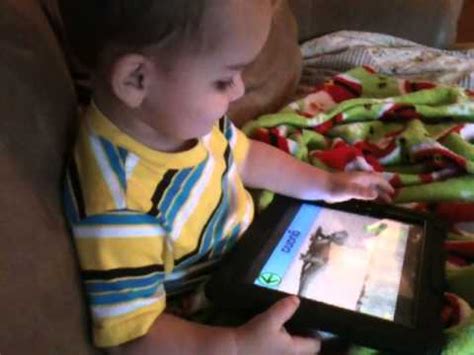 Max playing Starfall ABCs - YouTube