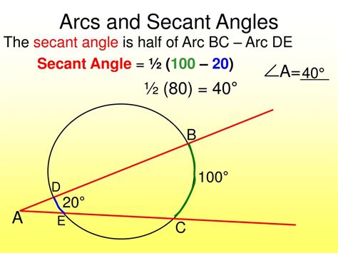 PPT - Secant Angles & Arcs PowerPoint Presentation, free download - ID ...