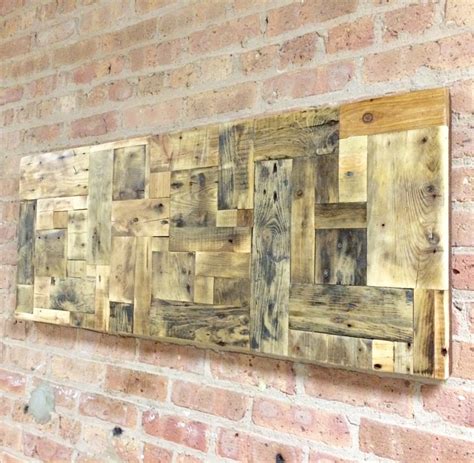 Natural Pallet Wood Wall Decor - Etsy