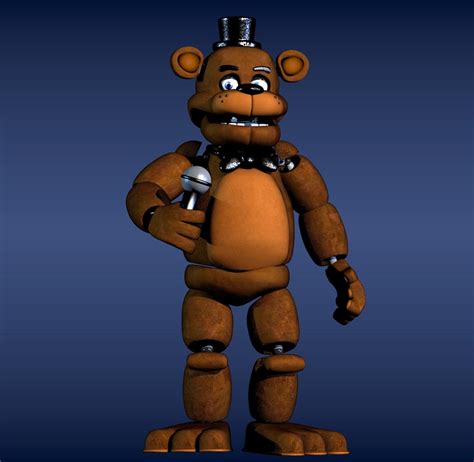 Freddy Fazbear model (Blender) : fivenightsatfreddys