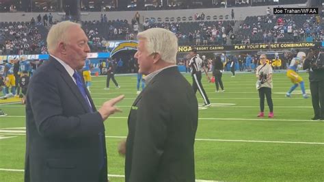 Jerry Jones and Jimmy Johnson seen chatting at Cowboys game | kens5.com