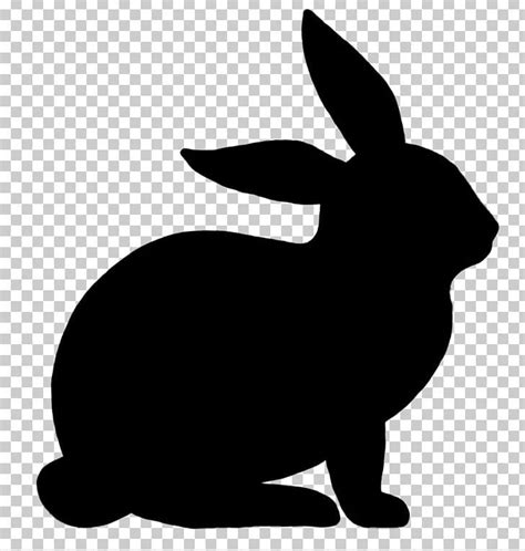 Easter Bunny Rabbit Silhouette PNG, Clipart, Animals, Art, Black, Black ...