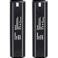 2 Pack Upgrade to 3600mAh Replacement Battery Compatible with Makita 9 ...