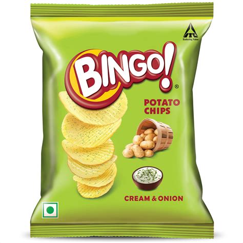 Buy Bingo! Potato Chips - Cream & Onion Chips - Cri & Crunchy Chips ...