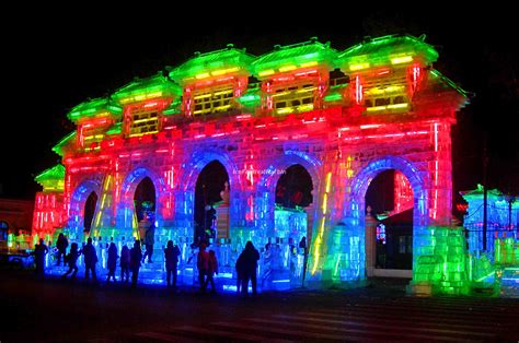 Harbin Ice Lantern Fair - Harbin Ice Festival Wallpapers, China