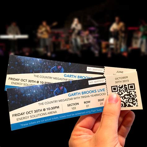 Concert Tickets Template for Pages | MacTemplates.com