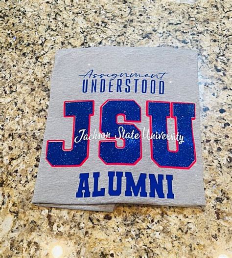 Jackson State University Alumni Shirt: Assignment Understood - Etsy