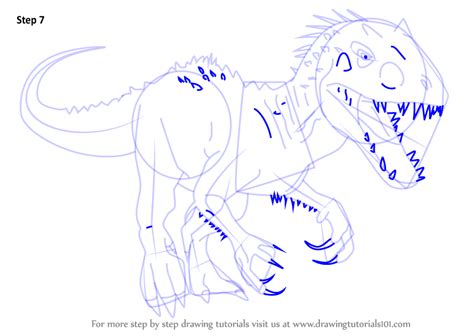 How To Draw Indominus Rex Step By Step at Drawing Tutorials