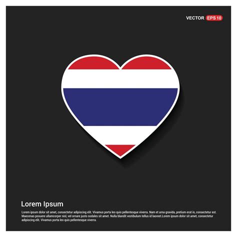 Thailand flag design vector 13367781 Vector Art at Vecteezy