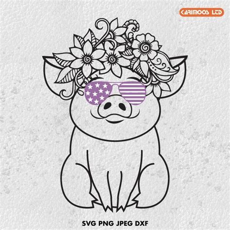 Free pig SVG | Karimoos Market