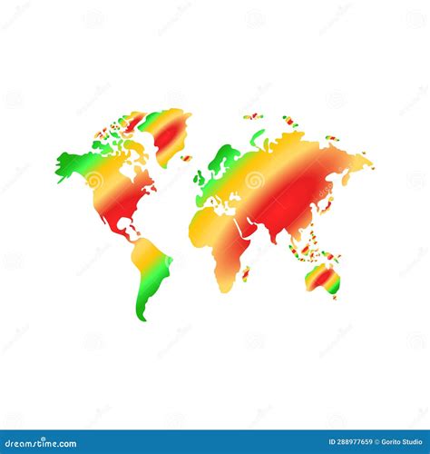 Climate Change World Map Vectors Stock Vector - Illustration of nino ...