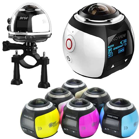 4K 360 Degree Mini Action Camera WiFi Sport Cam Deportiva Go Waterproof ...