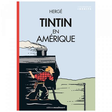 TINTIN POSTER AMERICA COLOUR - Graphic