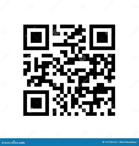 QR Code Icon On White Background. QR Code Symbol, Sign. Vector ...