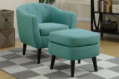 Blue Accent Chair With Ottoman – redboth.com