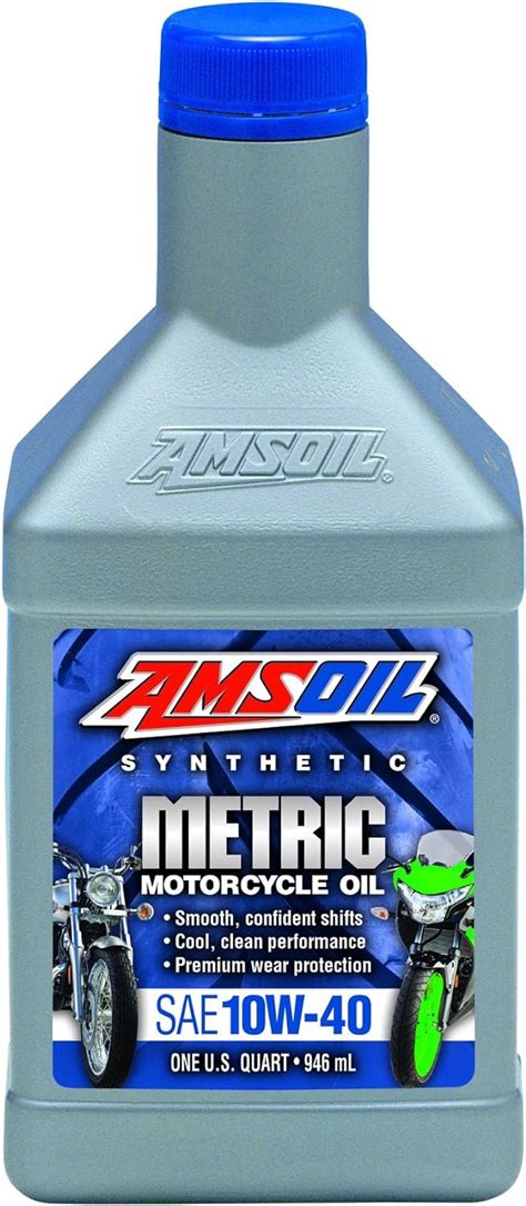 Amsoil MCFQT 10W40 Synthetic Motorcycle Oil-Quarts: Amazon.co.uk: Car & Motorbike