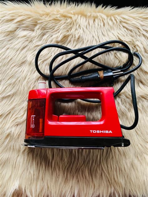 Toshiba Mini Travel Iron Dual Voltage Made in Japan, TV & Home Appliances, Irons & Steamers on ...