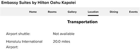 Embassy Suites Kapolei Airport Shuttle | Book Now