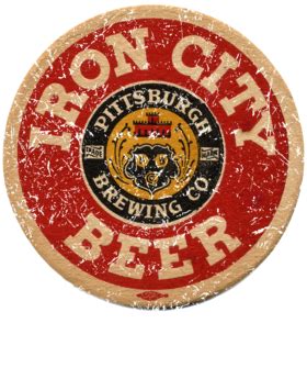 Iron City Beer Pittsburgh Brewing Worn Look Baby One Piece