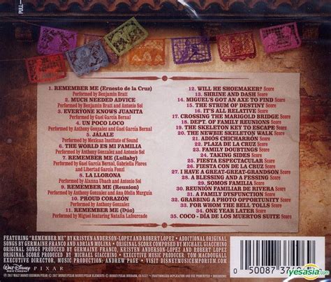 YESASIA: Coco Original Motion Picture Soundtrack (OST) (US Version) CD ...