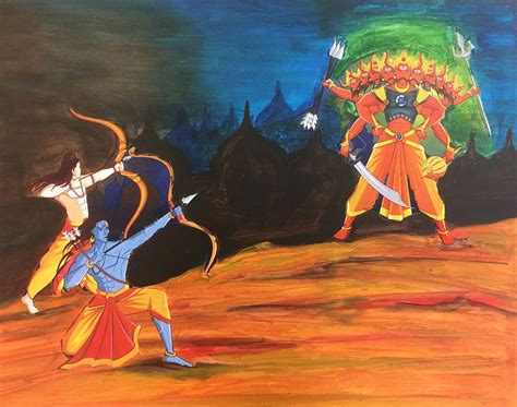 Ramayana Paintings – BAAL VIDYA