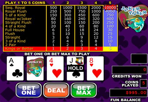 Play Joker Poker Video Poker by RTG for FREE | Online Casino Hex