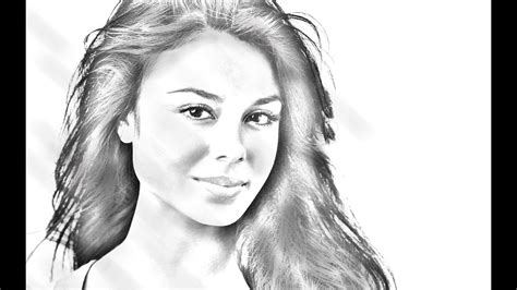 Photoshop Pencil Sketch Tutorial Easy Steps To Convert | My XXX Hot Girl