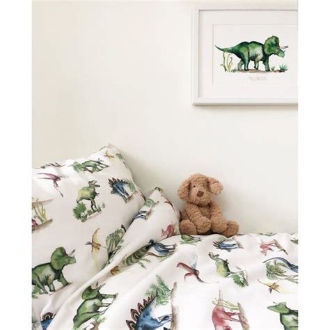 Dinosaurs Children's Bedding Set | Etsy | Childrens bedding sets, Childrens beds, Dinosaur ...