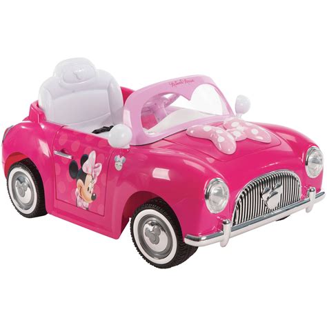 Huffy Disney Minnie Mouse Convertible 6V Battery Powered Ride-On Car ...