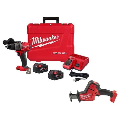 Milwaukee M18 FUEL 18V Lithium-Ion Brushless Cordless 1/2 in. Hammer ...