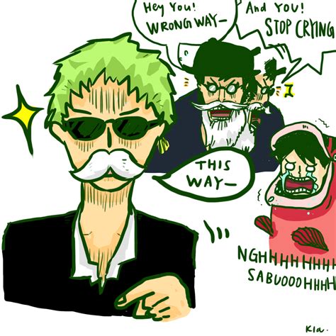 Zoro gets lost in Dressrosa by klapumpkin on DeviantArt