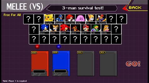 Image - Character selection menu in Super Smash Flash (starter).png ...