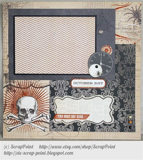 304 best images about halloween scrapbook layouts on Pinterest ...