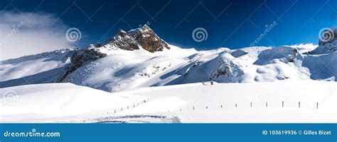 La Plagne - Alpine Landscape Stock Photo - Image of beautiful, hiking ...