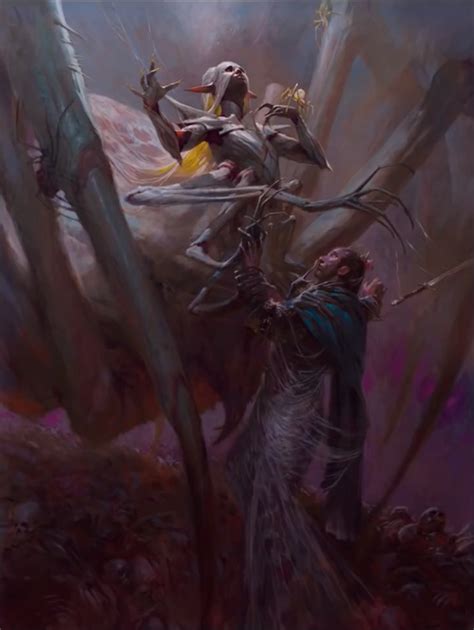 Lolth, Spider Queen MtG Art from Adventures in the Forgotten Realms Set by Tyler Jacobson - Art ...