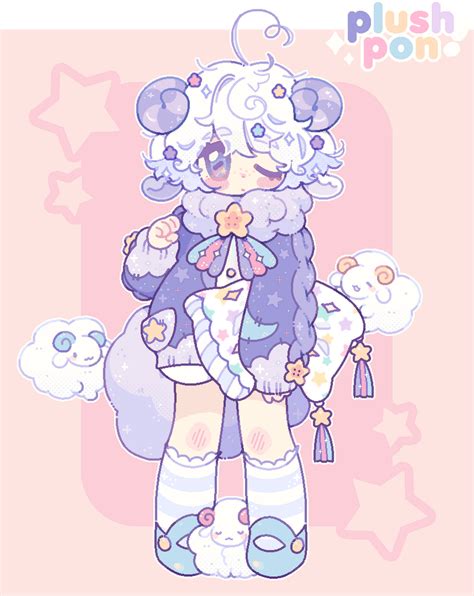 custom| sleepy sheep boy by plushpon on DeviantArt Cute Kawaii Drawings ...