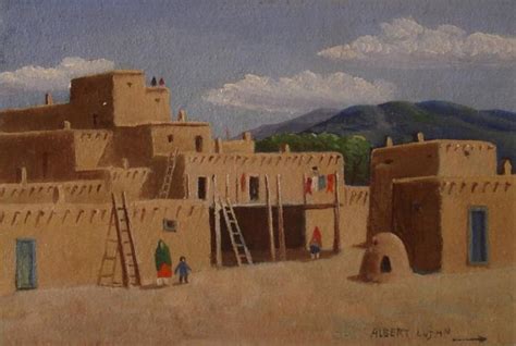 Painting Taos Pueblo | Taos art, Taos pueblo, Culture art