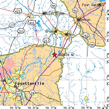 Godwin, North Carolina (NC) ~ population data, races, housing & economy