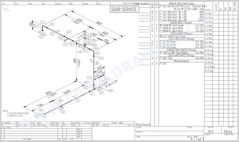 Pipe Spool Shop Drawing - Pipe Spool Shop Drawing Detailing Drafting