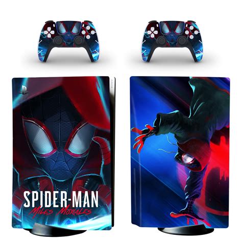 Spider-Man Miles Morales PS5 Skin Sticker For PlayStation 5 And ...