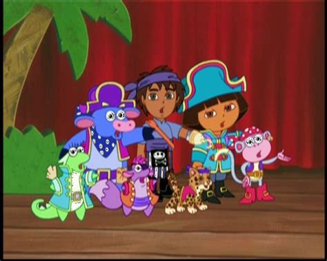 Pirate adventure, Dora the explorer, Dora and friends