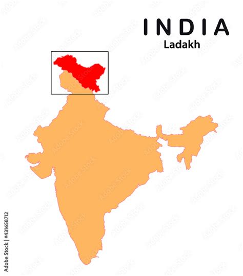 Ladakh Political Map