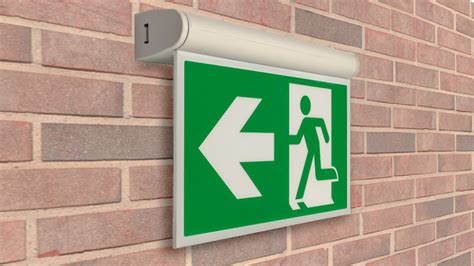 LED Emergency Exit Sign with Test | Emergency Signs | Sera Technologies