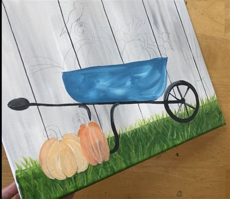 Fall Wheelbarrow Painting - Step By Step Painting With Tracie Kiernan